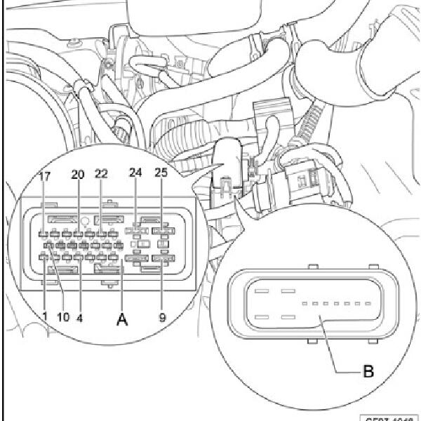 2011年大众CC  变速箱针脚资料