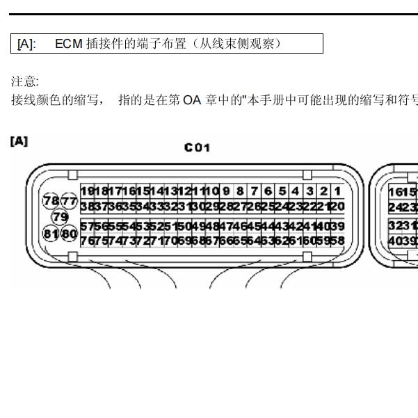 铃木北斗星K14B发动机针脚和电路图