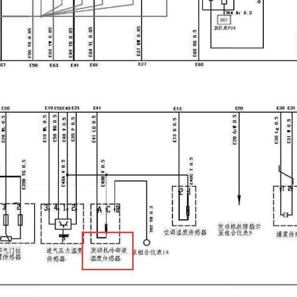 LJ474QE发动机电路图与针脚