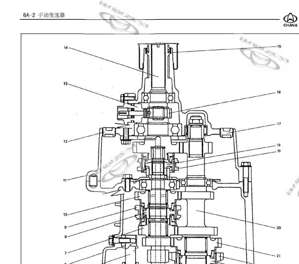 长安新星光4500变速箱维修手册