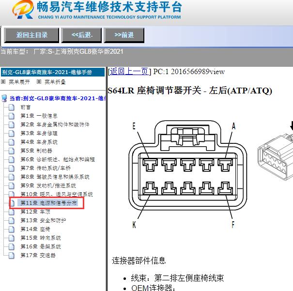 2021年上海别克-GL8豪华版后排座椅针脚定义