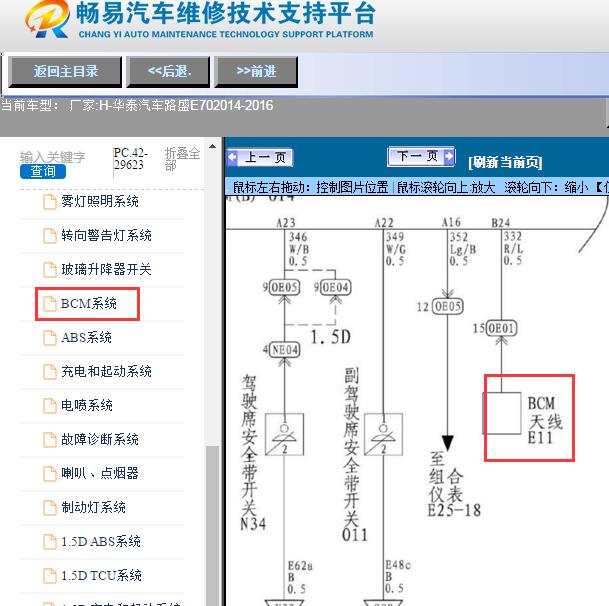 2014-2016年华泰汽车-路盛E70 遥控电路图