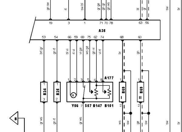 奥迪A6 ATX发动机水温传感器电路图