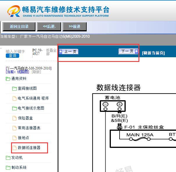 2009年马自达6 CAN电路图