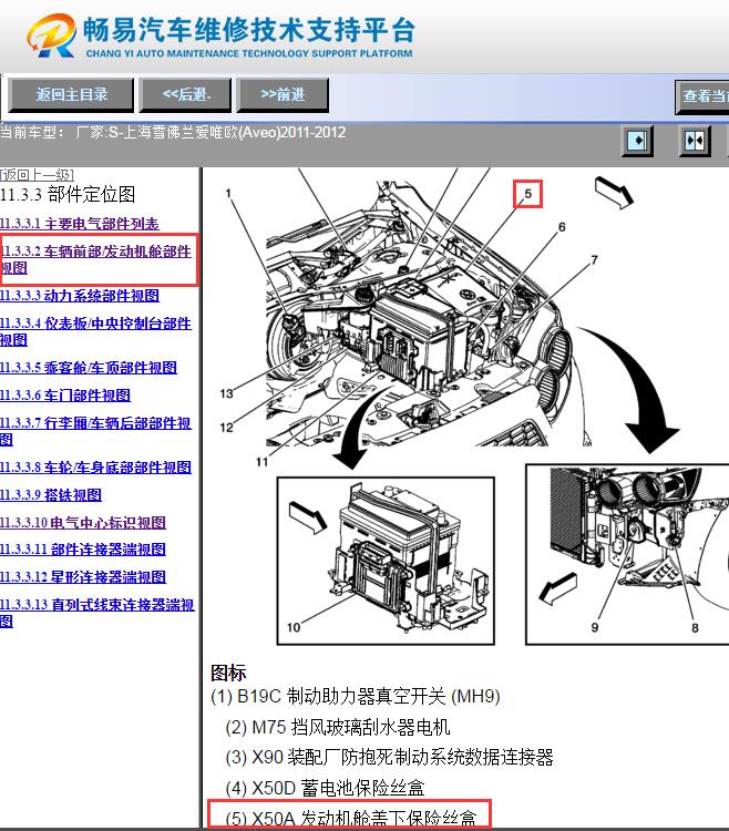 2012年雪佛兰爱唯欧机舱保险盒位置