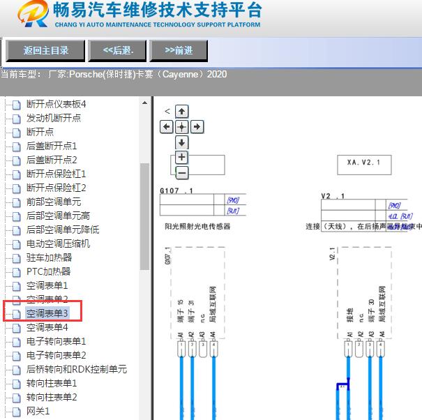 2020年保时捷卡宴阳光温度传感器