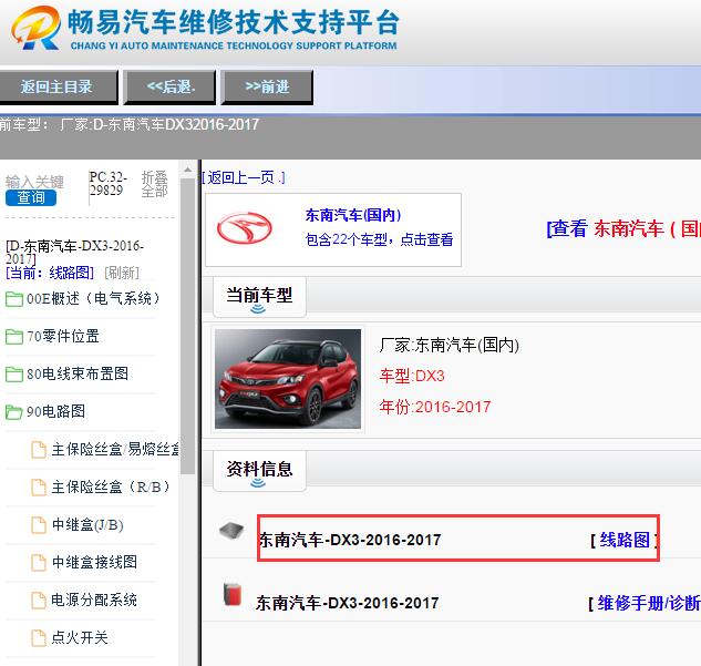2016-2017年东南汽车-DX3电路图