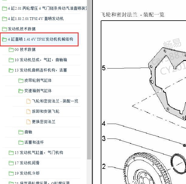 2009年奥迪A3 CAXC发动机维修手册