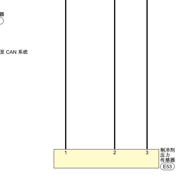 2021-2022年日产轩逸空调压力传感器电路图