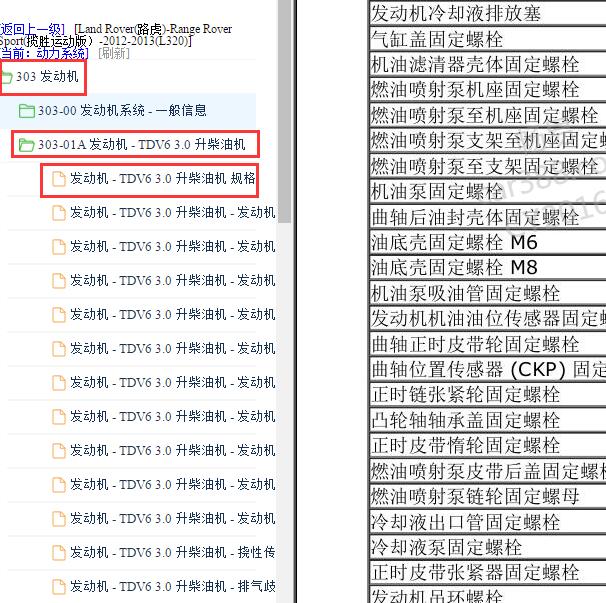 2012-2013年路虎揽胜运动版3.0柴油发动机扭矩