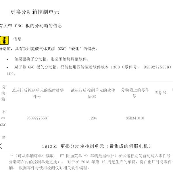 2017年保时捷Macan 分动箱维修手册