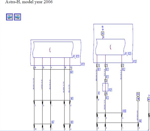 2006年欧宝雅特中控及遥控电路图