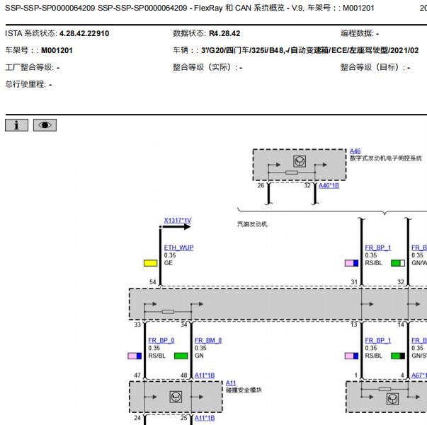 2021年宝马325i网络电路图
