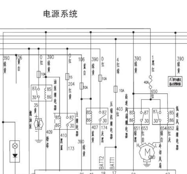 2009年长城哈弗H3电源保险电路图
