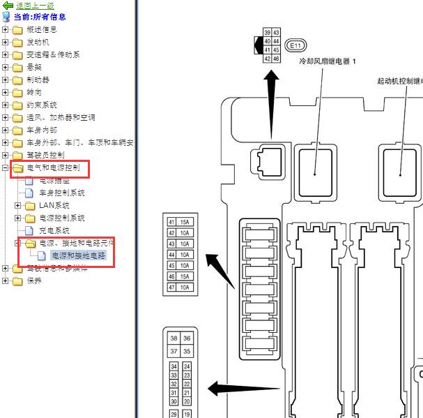 2008年日产天籁全车保险继电器资料
