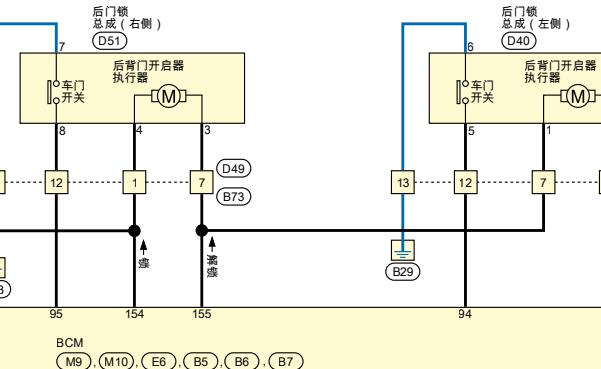 21年奇骏T33智能防盗电路图