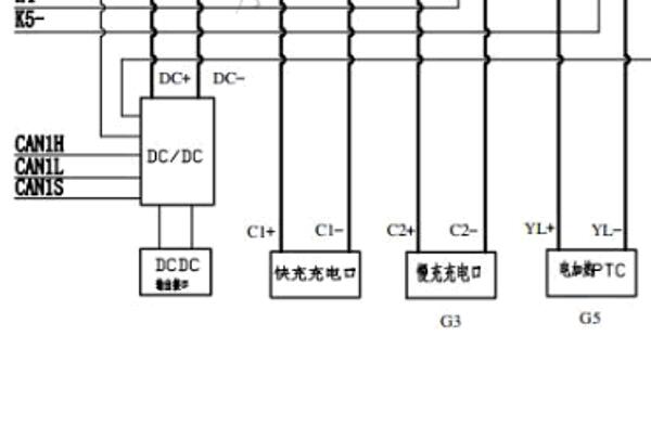 2019-2020年东风俊风E11K充电相关电路图