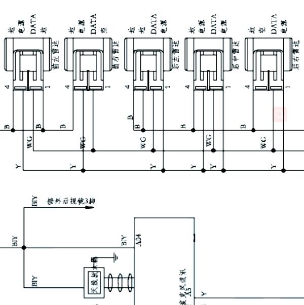2018年东风风光S560雷达电路图