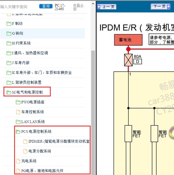 2019-2020年日产天籁保险电路图