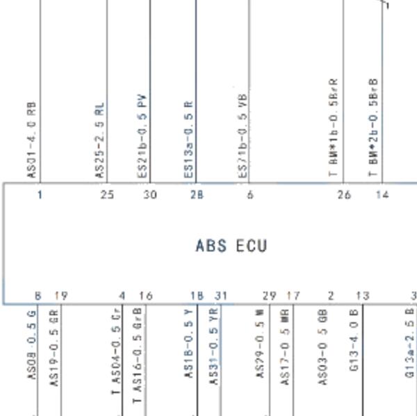 广汽吉奥奥轩G5 ABS电路图