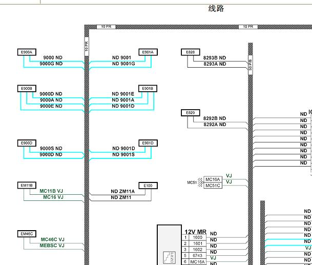 2016年标致301变速箱电路图
