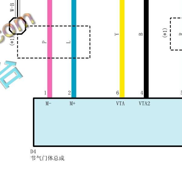 2017年雷克萨斯CT200h节气门电路图