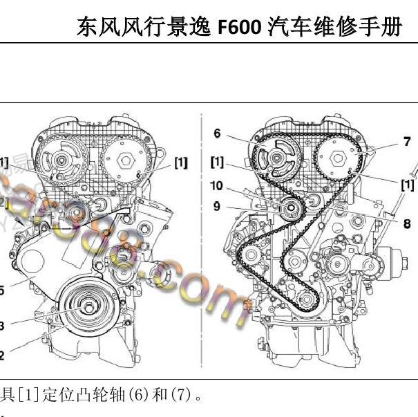 2019年东风风行T600 DFMB20发动机正时