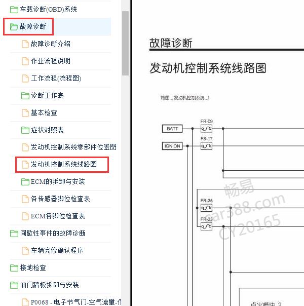 2011-2012年纳智捷大7SUV 发动机电路图