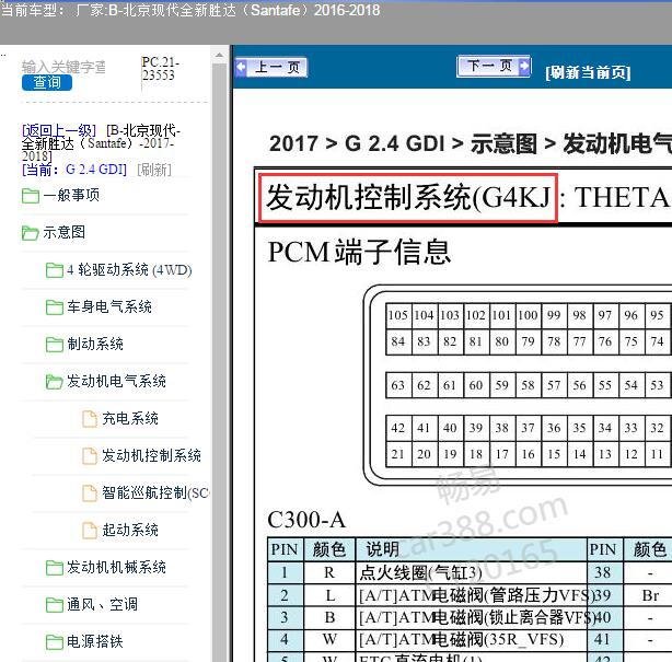 2016年现代胜达发动机型号