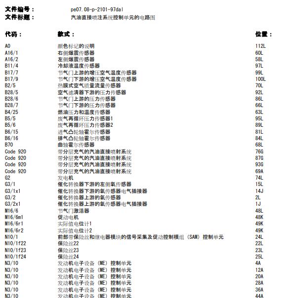 2016年奔驰E260 274920发动机电路图