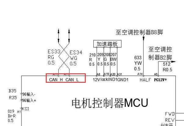 2018年众泰云100PLUS网络通讯相关电路图