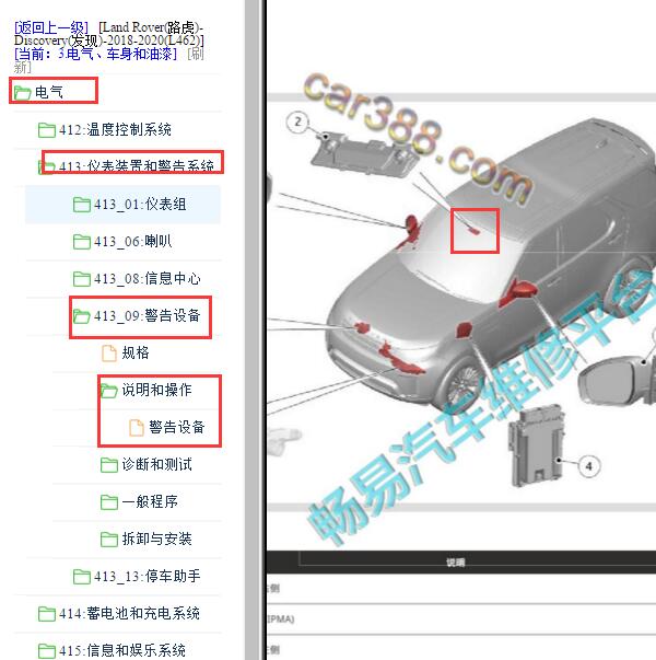 2020年路虎发现图像处理模块位置