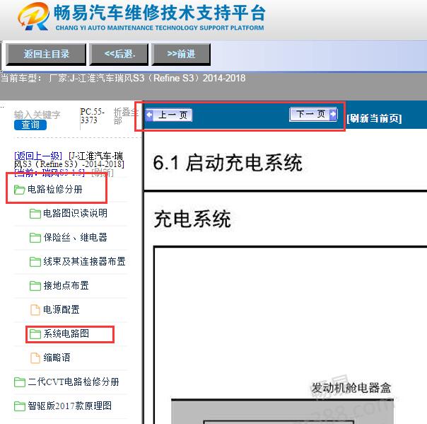 2018年江淮S3全车电路图