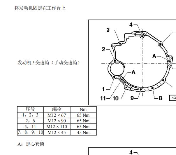 2007年大众帕萨特发动机维修手册和扭矩