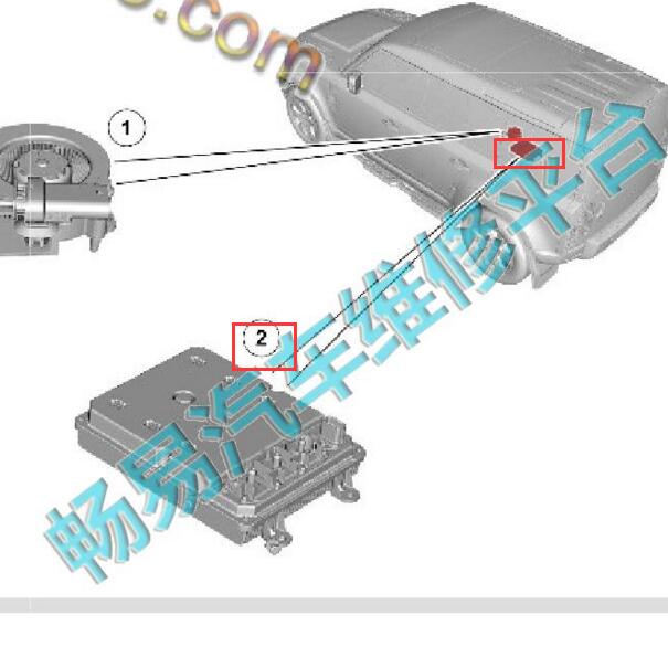 2021年路虎卫士DCDC模块位置