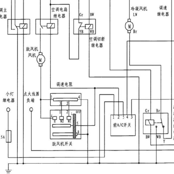 金龙金威空调电路图