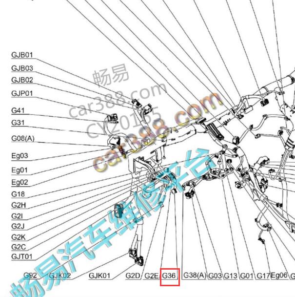 2019年比亚迪宋MAX灯光开关组位置