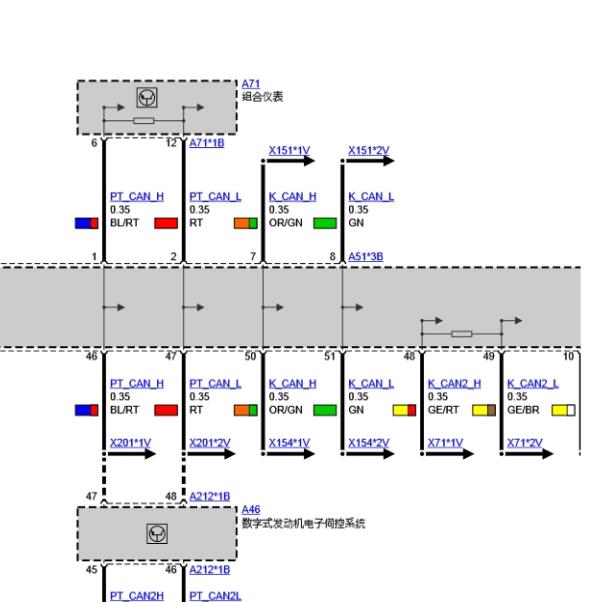 2014年宝马730LiABS和通讯线路图