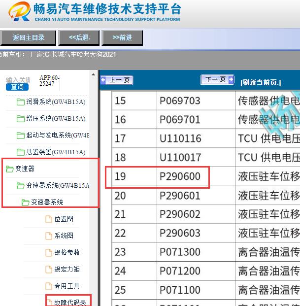 2021年哈弗大狗P290600故障码资料