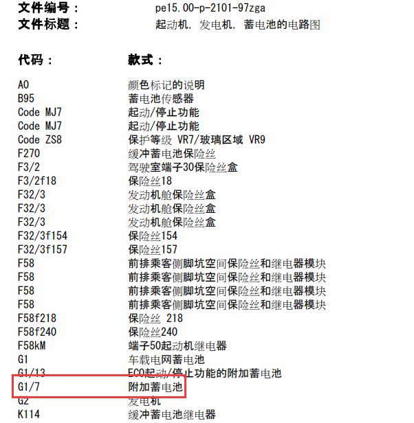 2015年奔驰G63附加蓄电池电路图