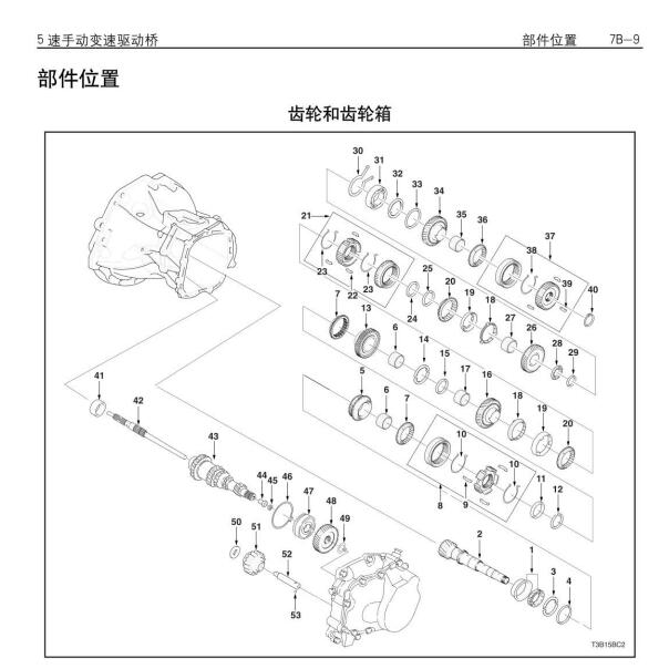 2003-2004年别克凯越手动变速箱维修手册
