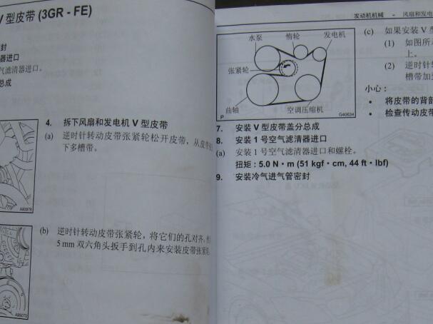 2004年丰田皇冠发动机变速箱和底盘系统维修手册