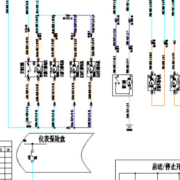 2022年长安欧尚X5 车身门锁电路图.