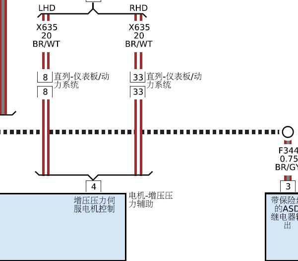 2016年吉普牧马人发动机涡轮增压电路图