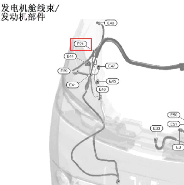 2018年郑州日产NV200车身电路图及大灯继电器位置