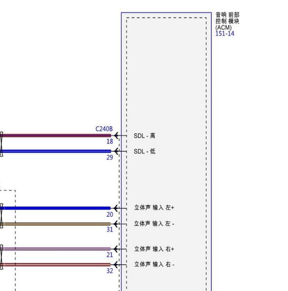 2022年福特蒙迪欧音响电路图