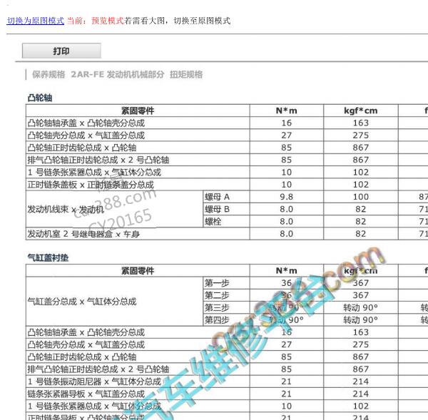 2014年雷克萨斯ES250发动机扭矩