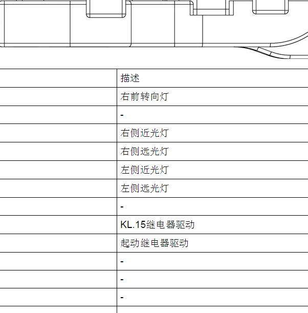 2021年名爵MG6 BCM针脚定义