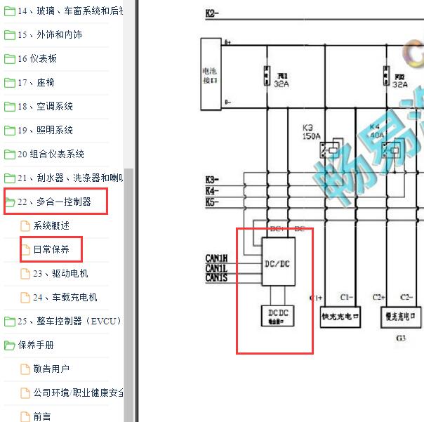 2019-2020年东风俊风E11K DCDC电路图.
