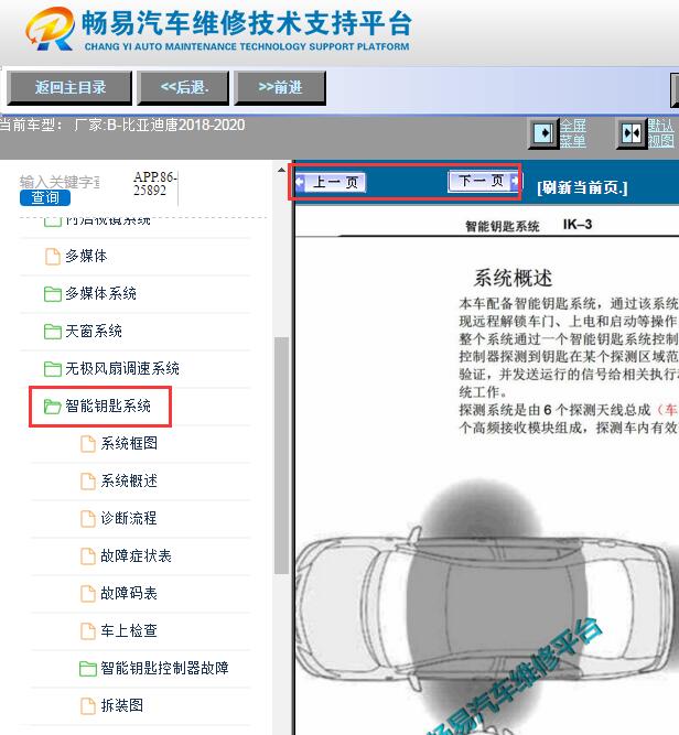 2018-2020年比亚迪唐智能钥匙维修手册